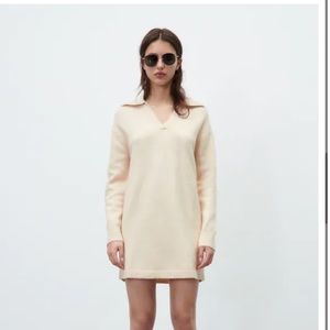 Zara Polo Collar Knit Dress